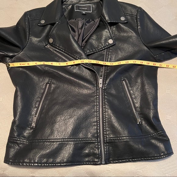 Vegan leather “biker” jacket - Le Chateau - Picture 5 of 6